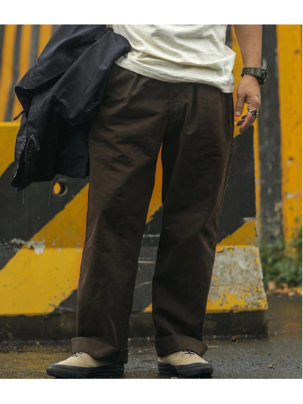 1960s AUS Army Combat Pants - Brown Non Stock Mfg. Co. Sz 34